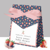 Berry Sweet Baby shower Marine Affiche de bienvenu