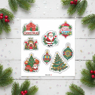 Collection Sticker Festive de Noël
