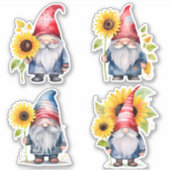 Collection Sticker Gnome & Sunflower (Devant)