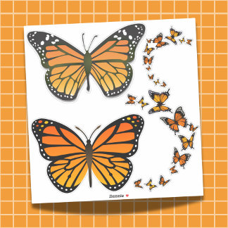 Collection Sticker Monarch Butterfly