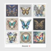 Collection Sticker Papillon (Feuille)