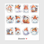 Collection Stickers Ghost éffrayant (Feuille)