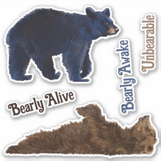 Collection Stickers Puns Ours (Devant)