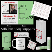 T-shirt Toujours une force à 50 ans thème de golf