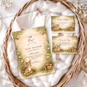 Invitation Storybook Deer Baby Baby Shower