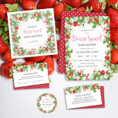 Serviette En Papier Baby shower de fraises Berry Sweet Napkins