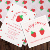 Tenture Fête de bébé Douce aux Fraises