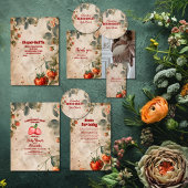 Sticker Rond Bébé fraise Douche sucrée