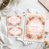 Carte D'accompagnement Strawberry Berry Sweet Diapper Raffle