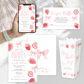 Ballotins Fraise sur le point de faire pousser Baby shower P