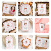 Invitation Berry Sweet Strawberry Bow rose Anniversaire