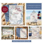 Moderne invitation d'anniversaire pour fête de pla