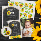 Sachets En Papier Sunflower Chalkboard Pays Ferme Merci
