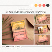 Save The Date Sunshine Beach Destination Ocean Sunrise Sunset