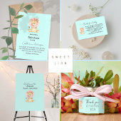 Tenture Sweet Lion Baby Shower Theme Party Backdrop