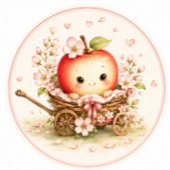Invitation Douce Petite Fête de Naissance Fleur de Pommier