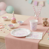 Gobelets En Papier Papillon Vert Menthe Anniversaire