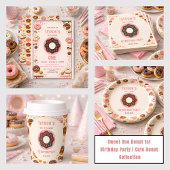 Invitation Sweet One Donut 1st Birthday Party | Cute Donut 