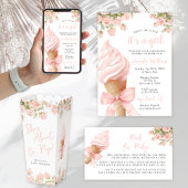 Ice Cream Shes Over Pop Baby shower Popcorn Bedankdoosjes