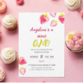 Sticker Bedankt voor de eerste verjaardag.