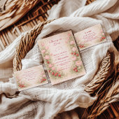 Invitation Sweet Strawberry Romance Bridal Shower