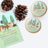 Carte de remerciements de Baby shower Sweodland Fr