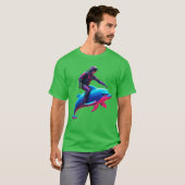 Collection T-Shirt Dauphin Joueuse (Devant entier)
