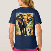 Collection T-shirt famille éléphant (Dos)