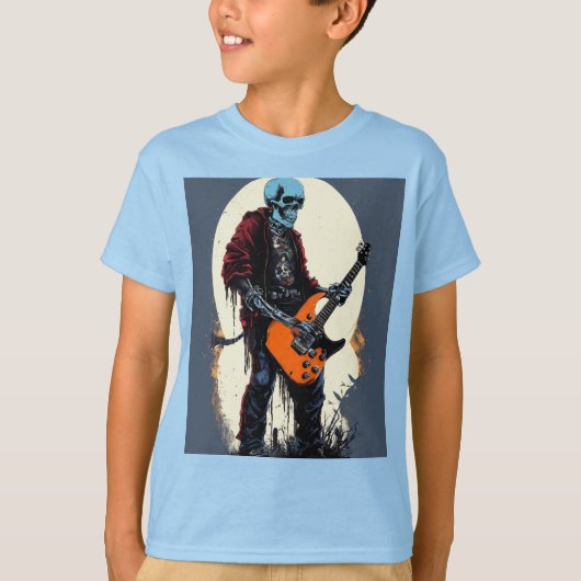 Collection T-shirt Rock & Roll Skull (Devant)