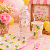 Tablier Citron rose