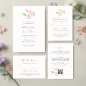 Tampons Encreurs Violet Violet | Initiales de calligraphie Mariage