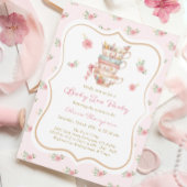 Tea Party Baby shower Momosa Bar Poster