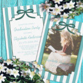 Invitation Teal Green Graduation