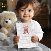 Luier Koning teddybeer aangepaste gelukkige verjaa Inpakpapier Vel