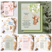 T-shirt Bleu Teddy Ours Oh Garçon Balloon Maman À Être Béb