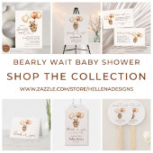 Sachets En Papier Teddy Bear Merci de Baby shower neutre pour les fe