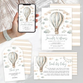 Adventure Teddy Baby shower Merci pliable