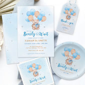 Serviette En Papier Serviettes en baby shower de l'ours en peluche