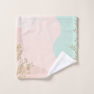 Collection Tendance Abstraite Rose Pâle Menthe