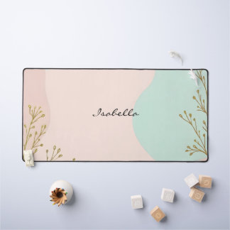 Collection Tendance Abstraite Rose Pâle Menthe