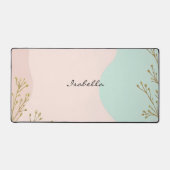 Collection Tendance Abstraite Rose Pâle Menthe (Recto)