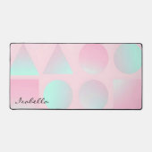 Collection Tendance Abstraite Rose Pâle Menthe (Recto)