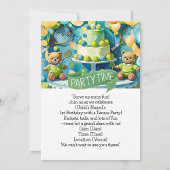 Tennis 1e Verjaardag Save the Date for Party Kaart