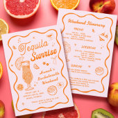 Serviette En Papier Tequila Sunrise Bachelorette