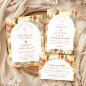 Invitation Terracotta Desert Romance Wedding