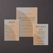 Cartons Réponse Terracotta Rustique Boho Arch Mariage moderne (Personnalisez la collection de ce créateur indépendant.)