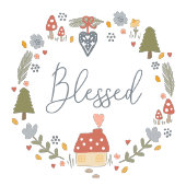 T-shirt Personnalisé Matching Famille Thanksgiving Blessé