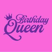 Tenture Reine d'anniversaire