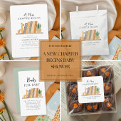 Invitation Watercolor A New Chapter Begins Baby Shower 