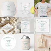 Invitation Custom Bachelorette Party Cocktail Social Club